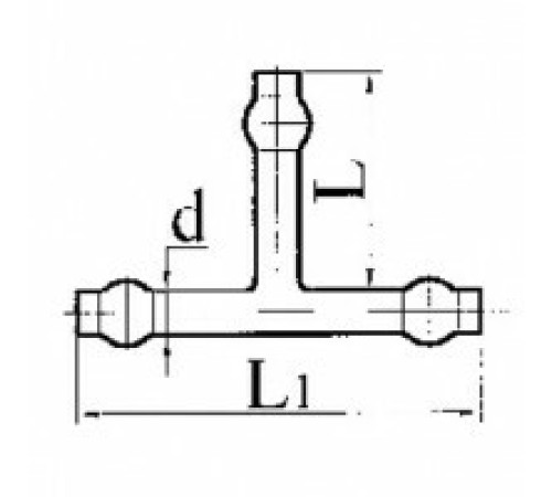 Тройник, эскиз 5-346