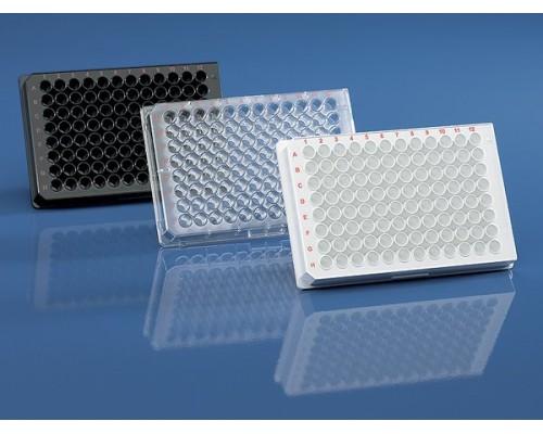 Микропланшет Brand cellGrade premium, 96-луночный, PS, стерильный, белый, F-дно, 350 мкл (Артикул 782085)