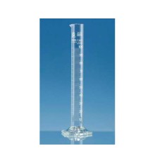 BRAND 31728 Цилиндр мерный Silberbrand, высокий, 50 мл, градуировка 1 мл, Boro 3.3, 2 шт/упак