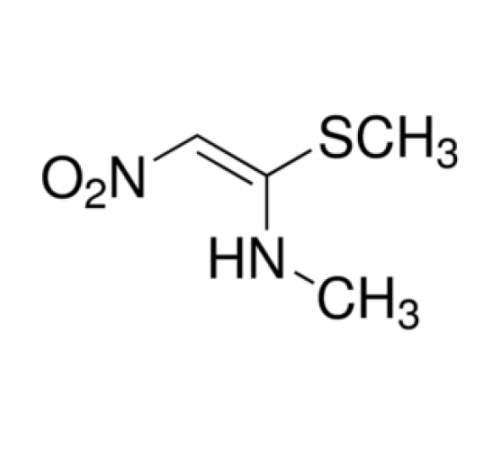 1-метилтио-1-метиламино-2-нитроэтилен, 97%, Alfa Aesar, 10 г