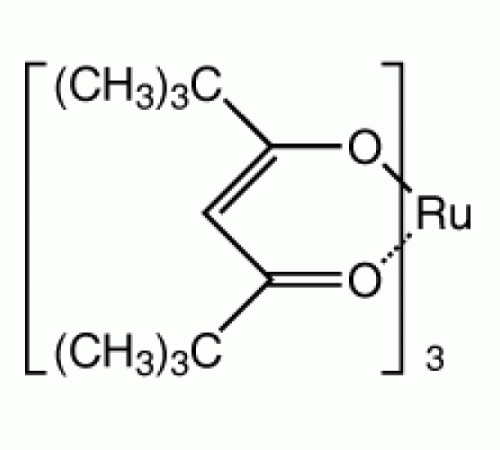 Трис (2,2,6,6-тетраметил-3,5-гептандионато) рутений (III), 99%, Alfa Aesar, 2г