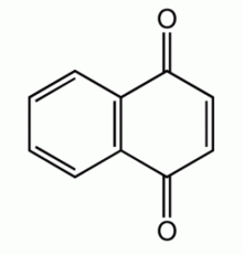 1,4-нафтохинон, 99%, содержит до 6% вода, Acros Organics, 500г