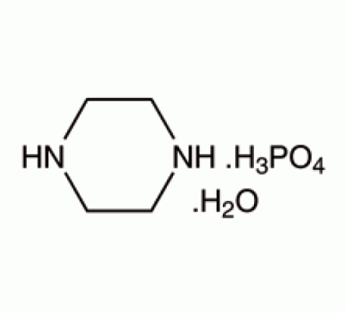 Пиперазин кислый фосфат моногидрат, 98 +%, Alfa Aesar, 100г