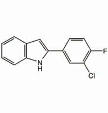 2 - (3-хлор-4-фторфенил) индол, 98%, Alfa Aesar, 1 г