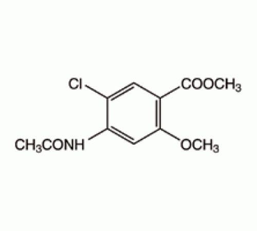 Метиловый эфир 4-ацетамидо-5-хлор-2-метоксибензойной кислоты, 98%, Alfa Aesar, 50 г