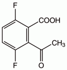 2-Ацетил-3, 6-дифторбензойной кислоты, 98%, Alfa Aesar, 1г