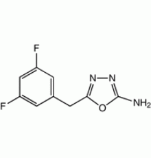 2-амино-5- (3,5-дифторбензил) -1,3,4-оксадиазол, 97%, Alfa Aesar, 1г