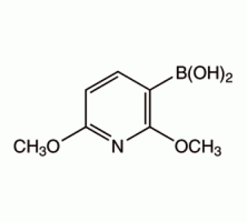 2,6-диметоксипиридин-3-борная кислота, 97%, Acros Organics, 5г