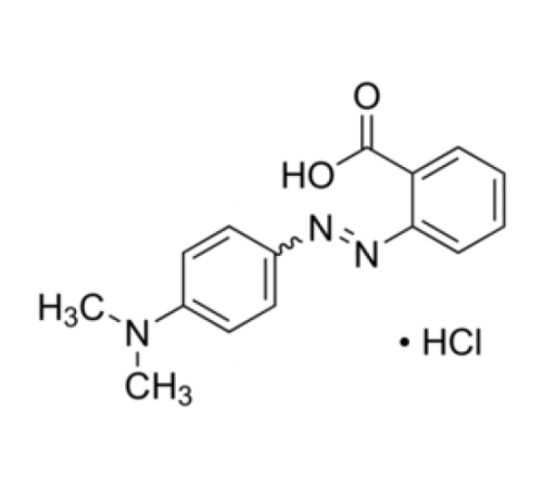 Метиловый красный гидрохлорид, ACS реактив., Acros Organics, 25г