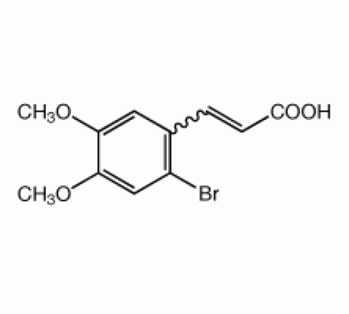 2-Бром-4,5-диметоксикоричную кислоту, 97%, Alfa Aesar, 25 г