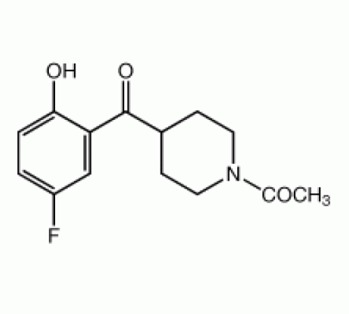 1-Ацетил-4- (5-фтор-2-гидроксибензоил) пиперидин, 96%, Alfa Aesar, 1г