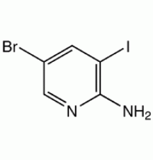 2-Амино-5-бром-3-йодпиридин, 98%, Alfa Aesar, 1г