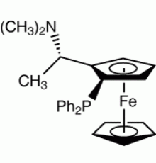 (S) - (+) - N, N-диметил-1 - [(R) -2 - (дифенилфосфино) ферроценил] этиламин, 97%, Alfa Aesar, 500 мг