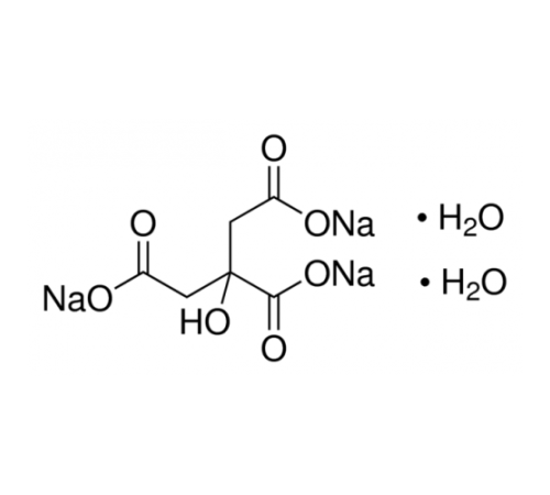 Натрия цитрат 3-зам. 2-водн., для аналитики, ACS, Panreac, 1 кг
