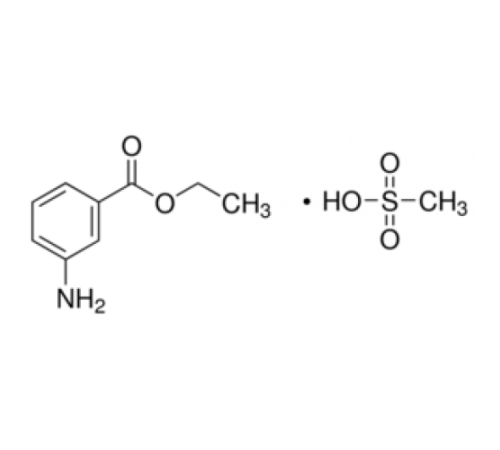 Этил 3-аминобензоат, метансульфоновая кислота соль, 98%, Acros Organics, 10г
