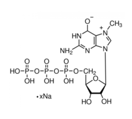 Натриевая соль 7-метилгуанозин-5'-трифосфата 85% (ВЭЖХ) Sigma M6133