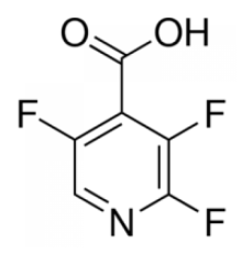 2,3,5-трифторпиридина-4-карбоновой кислоты, 97%, Alfa Aesar, 250 мг