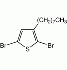 2,5-дибром-3-н-октилтиофен, 96%, Alfa Aesar, 1 г