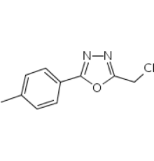 2-(хлорметил)-5-(4-метилфенил)-1,3,4-оксадиaзол, 95%, Maybridge, 250мг