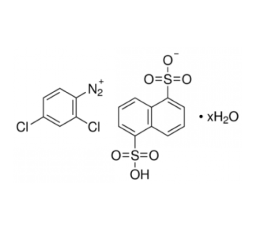 2,4-Дихлорбензолдиазония 1,5-гидрат нафталиндисульфонат, 97%, Alfa Aesar, 25 г