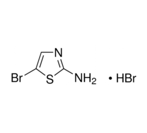 2-амино-5-бромтиазол моногидробромид, 95%, Acros Organics, 25г