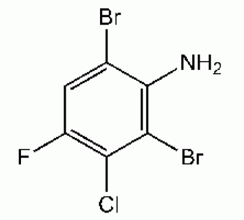 2,6-дибром-3-хлор-4-фторанилина, 97%, Alfa Aesar, 10 г