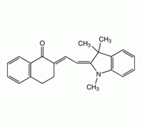 2 - [2 - (1,3,3-триметил-2-индолинилиден) этилиден] -1-тетралон, преимущественно транс / транс, 96%, Alfa Aesar, 250 мг