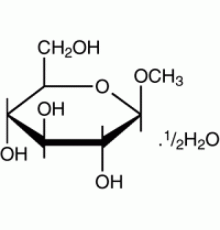 Метил-бета-D-глюкопиранозид гемигидрат, 99%, Acros Organics, 25г