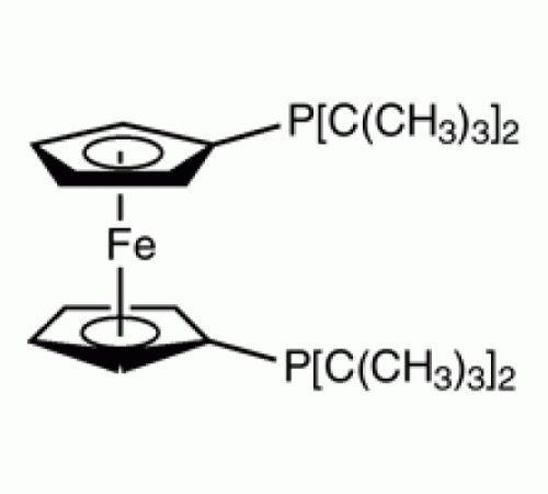 1,1 '-бис (ди-трет-бутилфосфино) ферроцен, 98%, Alfa Aesar, 500 мг