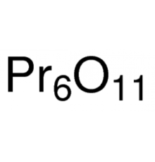 Празеодим(III,IV) оксид, 99.9%, (основа металл), Acros Organics, 50г