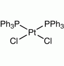 цис-дихлорбис (трифенилфосфин) платины (II), Премион г, 99,95% (металлы основа), Pt 24,2% мин, Alfa Aesar, 1г