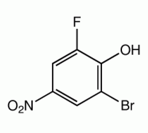 2-бром-6-фтор-4-нитрофенол, 99%, Alfa Aesar, 1г