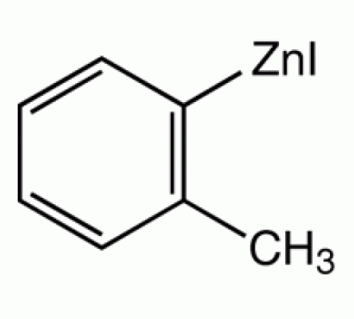 2-Methylphenylzinc йодида, 0,5 М в ТГФ, упакованы в атмосфере аргона в закрывающемся ChemSeal ^ т бутылки, Alfa Aesar, 50 мл