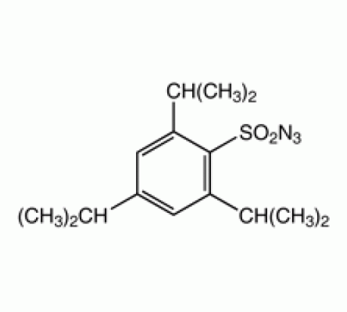 2,4,6-триизопропилбензолсульфанил азид, 97%, содержит 15% вода as стабилизированн., Acros Organics, 5г
