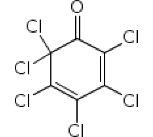 2,3,4,5,6,6-гексахлор-2,4-циклогексадиен-1-он, 99%, Acros Organics, 5г