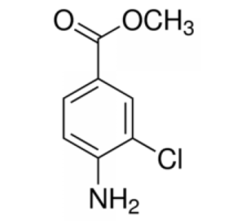 Метил 4-амино-3-хлорбензоат, 97%, Acros Organics, 1г