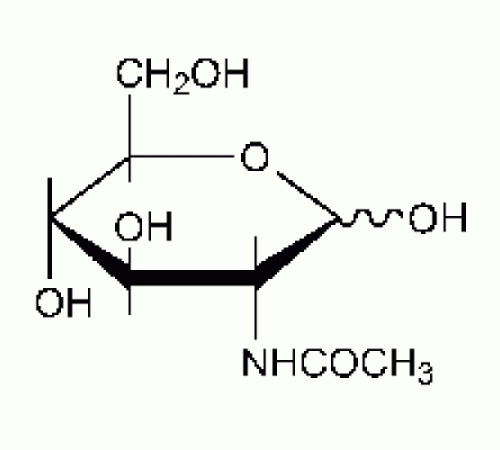 2-ацетамидо-2-дезокси-D-глюкопираноза, 98%, Acros Organics, 500г