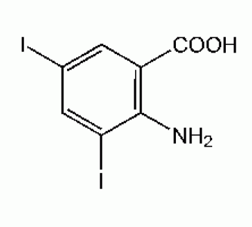 2-амино-3, 5-дииодбензойная кислота, 98 +%, Alfa Aesar, 25 г