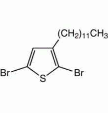 2,5-дибром-3-н-додецилтиофен, 97%, Alfa Aesar, 5 г