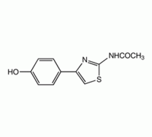 2-ацетамидо-4- (4-гидроксифенил) тиазол, 97%, Alfa Aesar, 10 г