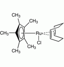 Хлор (1,5-циклооктадиен) (пентаметилциклопентадиенил) рутений (II), Ru 26,6%, Alfa Aesar, 1г