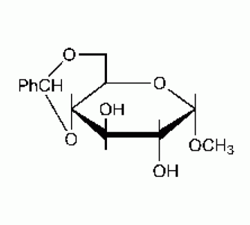 Метил 4,6-О-бензилиден- ^ AD-глюкопиранозида, 97%, Alfa Aesar, 5 г