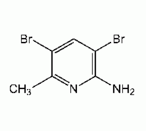 2-амино-3,5-дибром-6-метилпиридина, 97%, Alfa Aesar, 5 г