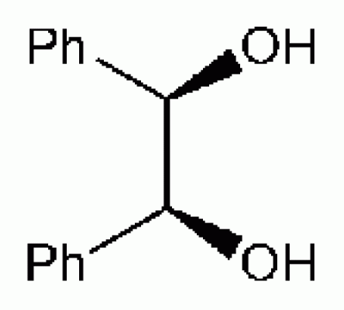 Мезо-1,2-дифенил-1,2-этандиол, 99%, Acros Organics, 1г