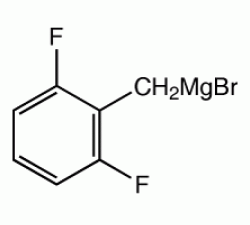 2,6-дифторбензилмагнийбромид, 0,25 М в 2-MeTHF, Alfa Aesar, 100мл