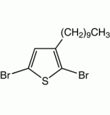 2,5-дибром-3-н-децилтиофен, 97%, Alfa Aesar, 1 г