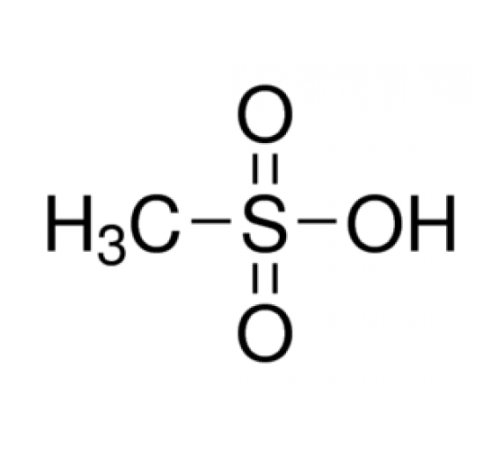 Метансульфоновая кислота, 98%, Acros Organics, 1л