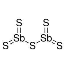 Сурьма пентасульфид, pure, Acros Organics, 1кг