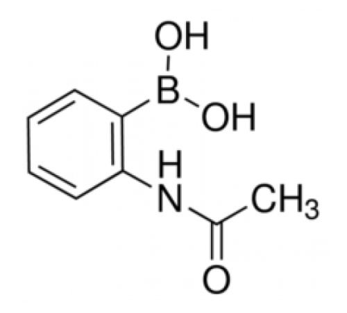 2-Ацетамидобензолбороновая кислота, 96%, Alfa Aesar, 1 г