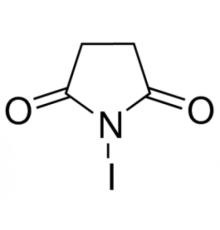 Н-йодсукцинимид, 97%, Alfa Aesar, 100 г
